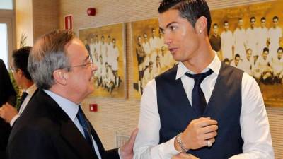 Florentino Pérez y Cristiano Ronaldo mantienen una buena relación.