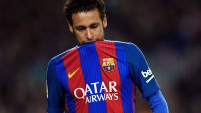 Neymar no estará con el Barça frente al Real Madrid.