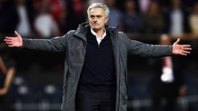 Mourinho, entrenador del Manchester United.