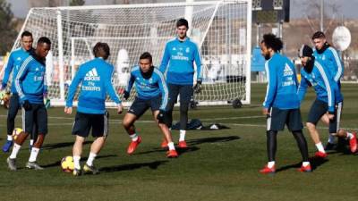 El último entrenamiento del Real Madrid antes del derbi contra el Atlético. Foto RealMadrid.com