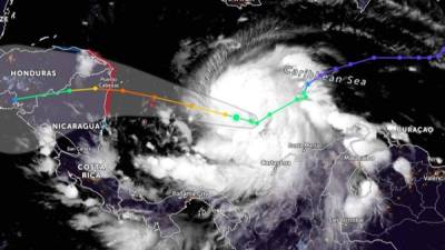 La Comisión Permanente de Contingencias (Copeco) informó este domingo que el huracán Iota se encuentra a 615 kilómetros del Cabo de Gracias a Dios y se continúa acercando al territorio nacional.