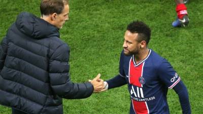 Thomas Tuchel le lanzó fuertes comentarios al brasileño Neymar.