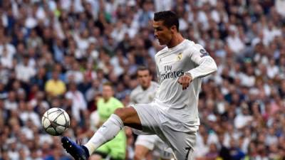 Cristiano Ronaldo se fue en blanco en la eliminatoria contra el Manchester City. Foto AFP/Gerard Julien