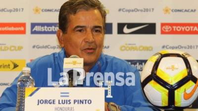 El técnico de la Selección Nacional habló de diversos relacionados a la Selección Nacional previo al debut de la Copa Oro contra Cosa Rica. Foto Ronald Aceituno.