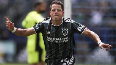Javier Hernández ha marcado cinco goles tras dos partidos en el comienzo de la MLS. Foto AFP.