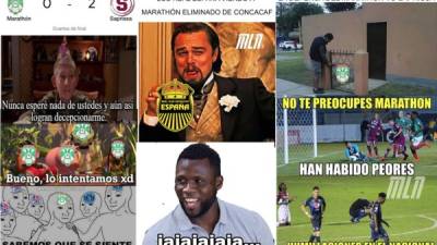 Los mejores memes que dejó la dolorosa eliminación del Marathón en la Liga Concacaf a manos del Saprissa de Costa Rica.