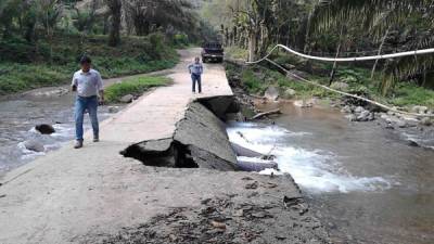 Una de las obras que será ejecutada en los próximos meses es un vado en la comunidad de El Coco, sector norte de El Progreso.