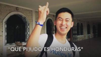 El joven Oswin Wang relata su experiencia al visitar Honduras.