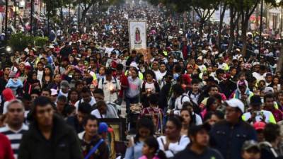 Millones de peregrinos llegaron a la Basílica de Guadalupe.