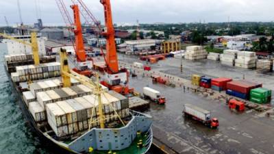 Las importaciones desde el país asiático han crecido. La gráfica muestra la actividad comercial de Puerto Cortés.