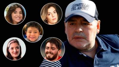 La Justicia argentina confirmó que los herederos de Maradona son sus cinco hijos.
