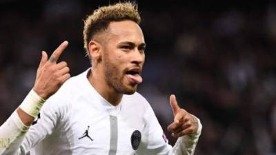 Neymar es una de las figuras del PSG. Foto AFP.