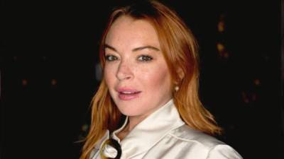 La actriz estadounidense, Lindsay Lohan.