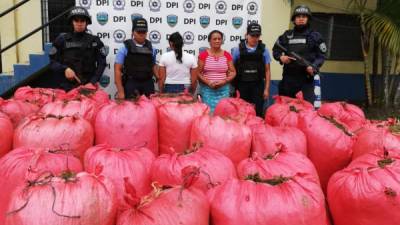 La Policía Nacional realizó el decomiso.