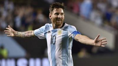 Messi fue la gran figura del encuentro. Foto AFP.