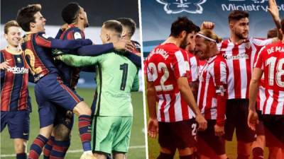 Barcelona y Athletic de Bilbao pelearán por el título de la Supercopa de España.