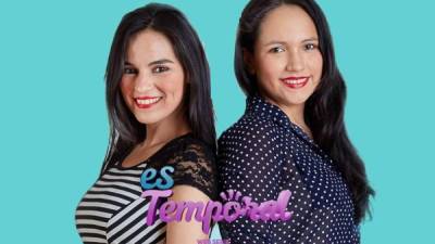 Carol Portillo y Sharon Aguilar, protagonistas de la serie web hondureña 'Es temporal'.