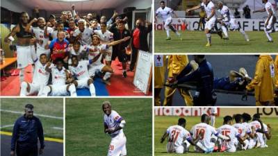 Las imágenes que dejó la clasificación del Olimpia a las semifinales de la Liga Concacaf tras vencer (2-0) al Motagua en el estadio Nacional.
