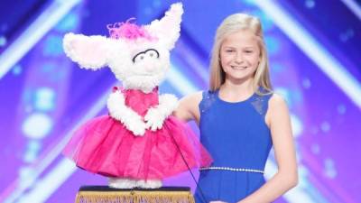 Darci Lynne Farmer durante su presentación en America’s Got Talent.