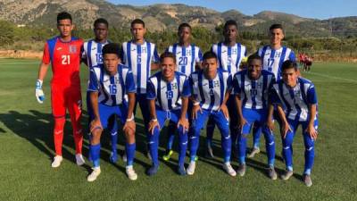 La Sub-20 de Honduras ganó este miércoles su primer juego de preparación de cara al Mundial de Polonia. Foto FENAFUTH.