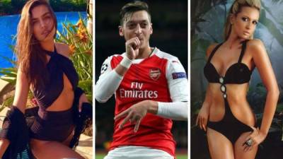 Mesut Özil, futbolista alemán del Arsenal de Inglaterra, está metido en tremendo escándalo por una nueva supuesta infidelidad a su novia Mandy Capristo (derecha) con una modelo turca.