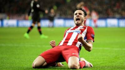 Saúl Ñíguez se despachó con un gran golazo en la Champions League. Foto EFE