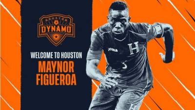 El anuncio del Houston Dynamo sobre el fichaje de Maynor Figueroa.