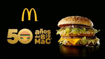 El icónico Big Mac de McDonald’s cumple 50 años de compartir deliciosos y buenos momentos con los clientes.