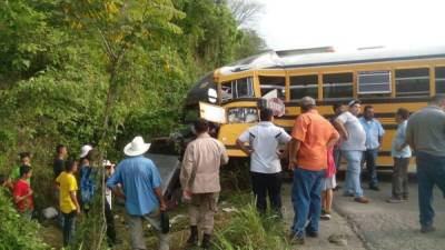 Los heridos fueron trasladados al hospital Mario Rivas, de San Pedro Sula.