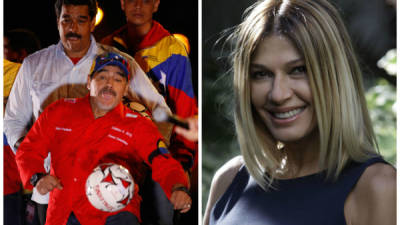 La actriz venezolana Catherine Fulop arremetió este jueves furiosa contra el exfutbolista argentino Diego Maradona.