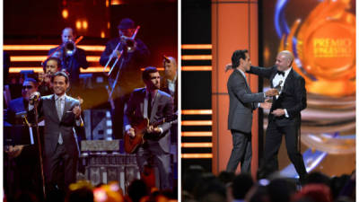 Marc Anthony fue la estrella que más brilló en premios Lo Nuestro.