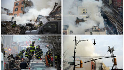 El alcalde de Nueva York, Bill de Blasio, anunció hoy que el derrumbe de dos edificios en el barrio de Harlem se debió a una explosión por una fuga de gas y confirmó al menos dos muertos, 18 heridos y varias personas desaparecidas.