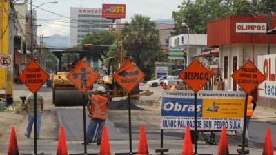 La Municipalidad trabaja en la tercera avenida y la concesionaria comenzará labores en Guamilito y Barandillas. Foto: Yoseph Amaya