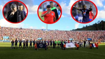 El primer partido de la final entre Olimpia y Motagua, en imágenes. Lo más destacado de la ida en el estadio Nacional.