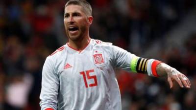 Sergio Ramos es el capitán de España.