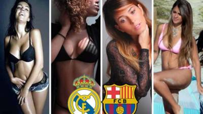 El clásico entre Real Madrid y Barcelona también se juega afuera de la cancha. El partido más esperado por el planeta entero es el domingo y hoy te presentamos a las novias y esposas de los futbolistas de ambos equipos.