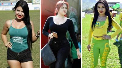 Las imágenes de las chicas que engalanaron la octava jornada del Torneo Clausura 2017 de la Liga Nacional del fútbol hondureño.
