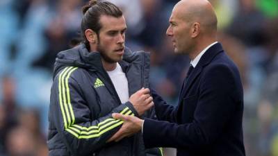 Zidane tuvo palabras de elogio par Bale. Foto Sky.