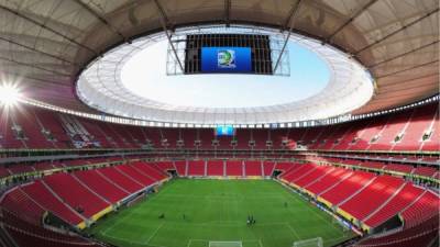 El Estadio Nacional de Brasilia Mané Garrincha , aquí jugará Honduras ante Argentina el 10 de agosto. Será el último duelo de la fase de grupos.