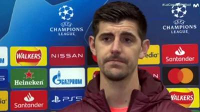 Thibaut Courtois dio la cara después de la eliminación del Real Madrid.