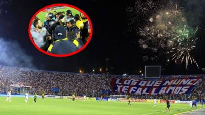 Las imágenes que dejó el partido de vuelta de la semifinal que empataron Olimpia y Real España (0-0) y que dio el boleto a la final al León.