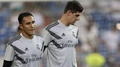 Keylor Navas y Courtois han peleado por la titularidad del Real Madrid.