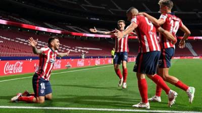 El Atlético de Madrid superó a la Real Sociedad y dio otro paso camino al título de la Liga Española.