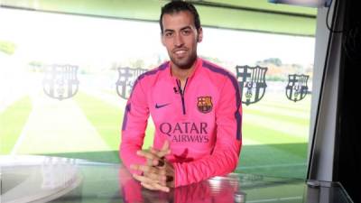 Sergio Busquets reiteró su intención de acabar su carrera en el Barça. Foto Agencia