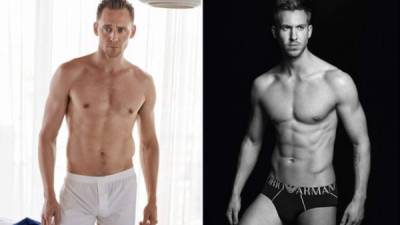 La comparación entre la pose de Tom Hiddleston y Calvin Harris.