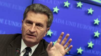 Günther Oettinger, comisario europeo de Economía Digital