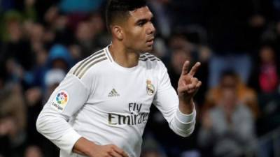 Casemiro es una de las figuras en el centro del campo del Real Madrid.