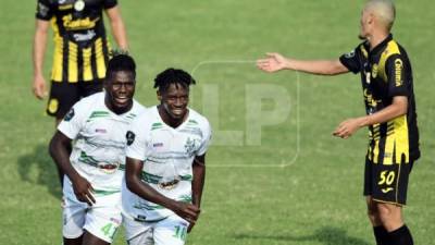 Platense sumó su primer triunfo del Torneo Apertura 2020 a costa del Real España. Foto Yoseph Amaya