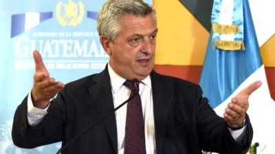 El Alto Comisionado de las Naciones Unidas para los Refugiados, Filippo Grandi. AFP