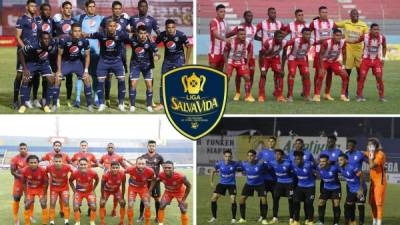Vida-Motagua y UPN-Honduras Progreso son los duelos del repechaje del Torneo Clausura 2021.